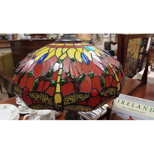 217 - Tiffany Style Table Lamp (55cm Tall)