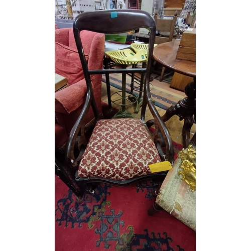 235 - Regency Mahogany Armchair and a Regency Occasional Chair