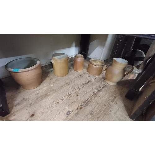 316 - Lot of Vintage French Food Storage Jars