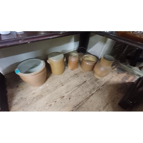 316 - Lot of Vintage French Food Storage Jars