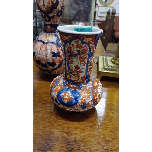 321 - Imari Porcelain Gourd Vase (25cm Tall) and 2 other Imari Vases