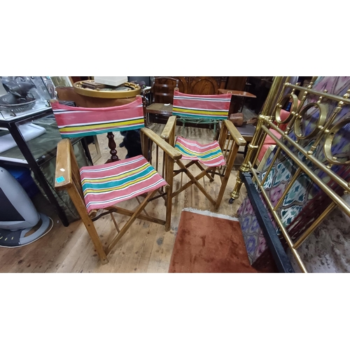 455 - 2 Vintage Directors Chairs