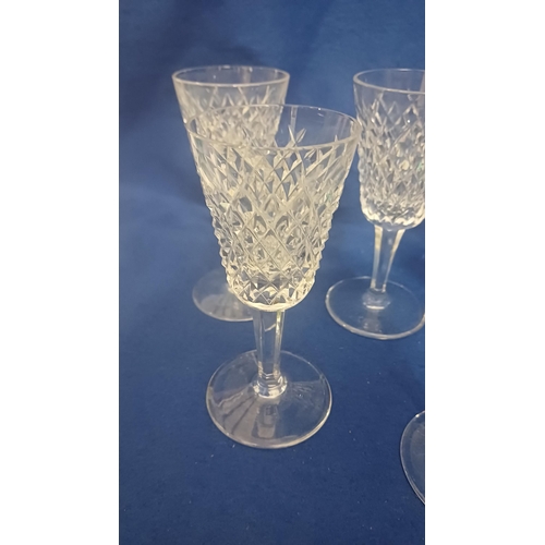 469 - Set of 5 Waterford Cut Glass Ports