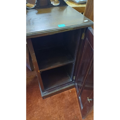 619 - Edwardian Mahogany Bedside Locker