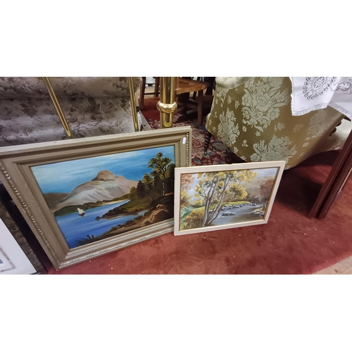 640 - Mixed lot of Oil Paintings and Prints