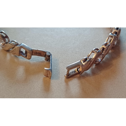 483 - Stering Silver Tennis Bracelet