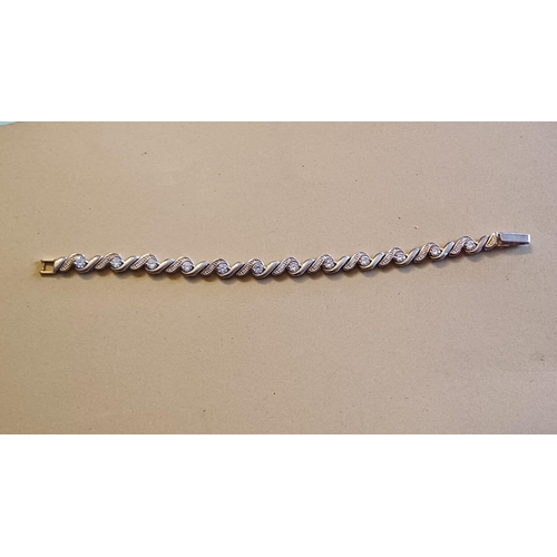 483 - Stering Silver Tennis Bracelet