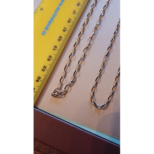 666 - Two 9 Carat Gold Chains (12g)