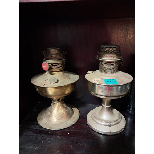 15 - Two Edwardian Oil Lamp Bases