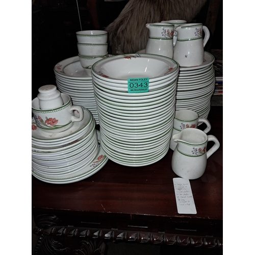 343 - Dudson Fine Bone China part Dinner Service