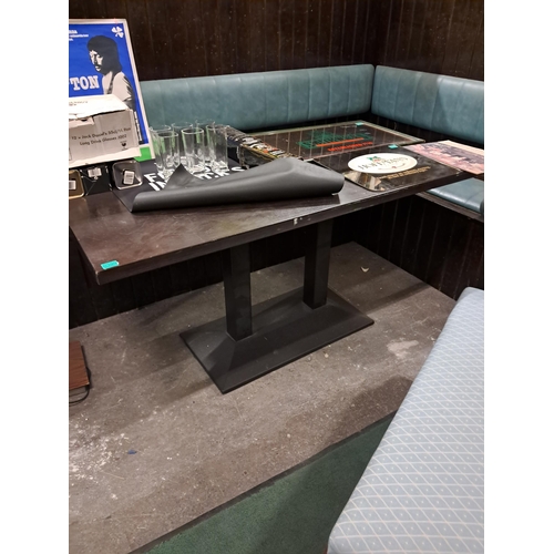 399 - Good quality Restaurant Table on Weighted Base (150cm x 76cm)