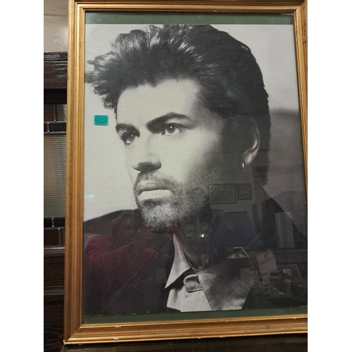 72 - Original George Michael Record Album Release Photograph 1980s