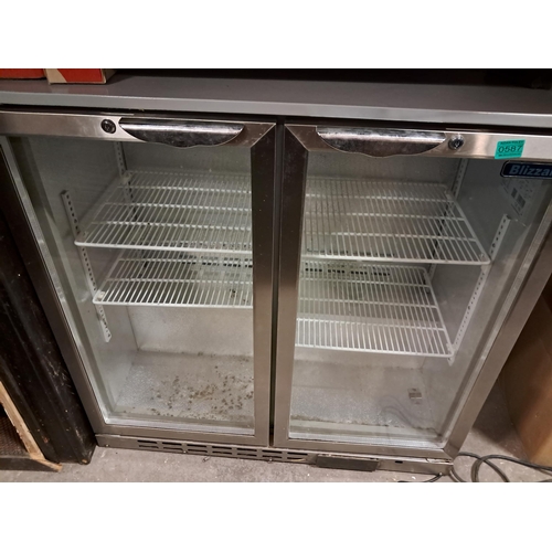 587 - Blizzard Undercounter Fridge - working order