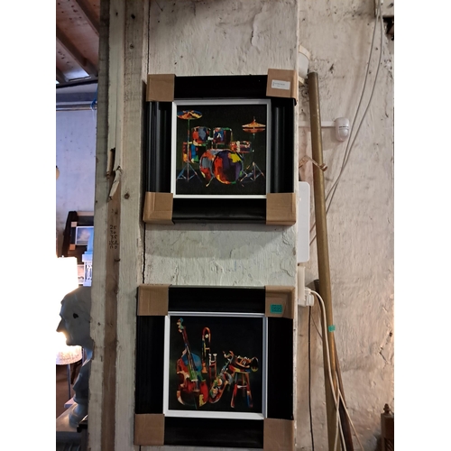 690 - Pair of Coloured Prints 