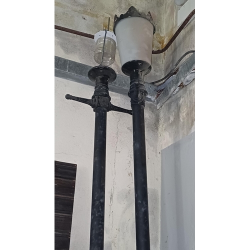 811 - Two Cast Iron Street Lamps