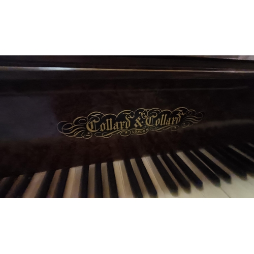 817 - 19th Century Collard & Collard Baby Grand Piano Steel Frame,