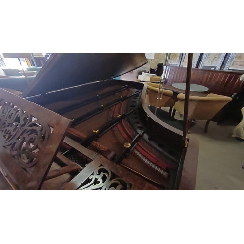 817 - 19th Century Collard & Collard Baby Grand Piano Steel Frame,