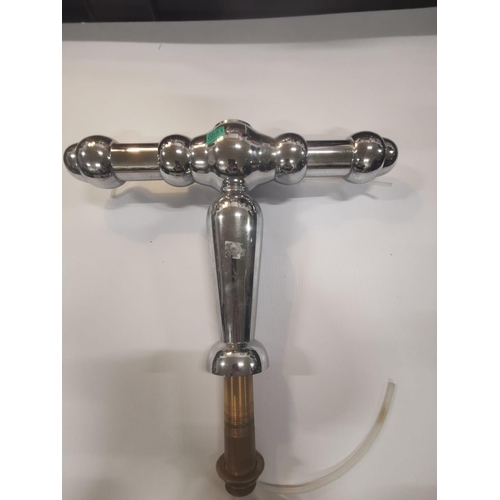 551 - Chrome T. Bar Counter Mount