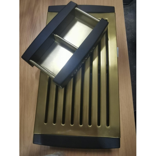 569 - Guinness Heavy Metal Bar Mat Holder and Drip Tray also Miller Drip Tray (good quality)