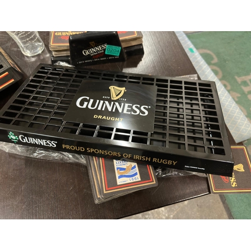 204 - Collection of Guinness Beer Mats, Drip Trays etc