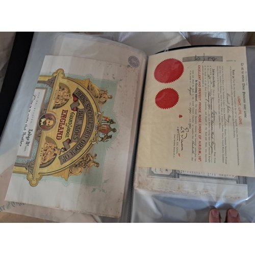 104 - Masons interest - good mixed lot of Masonic Ephemera - 