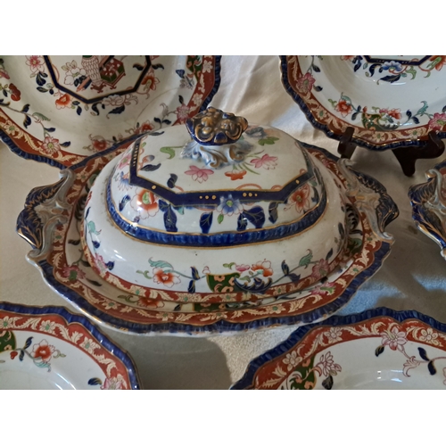 152 - Masons Ironstone part Dinner Service - circa 1900