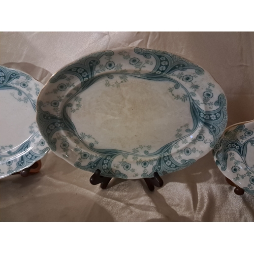 161 - Burgess & Leigh Porcelain part Dinner Service (26 Pieces)