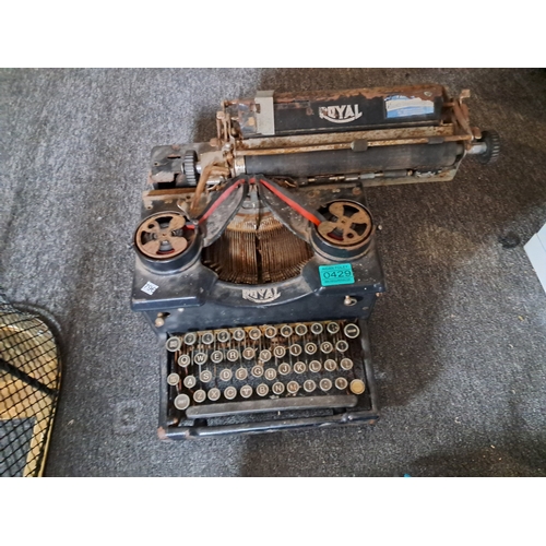 429 - Vintage Royal Typewriter