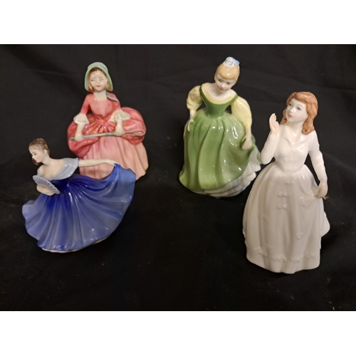 542 - Four Royal Doulton Figures (Tallest 14cm)