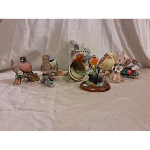 747 - Lot of Porcelain Bird Figures (Tallest 15cm)