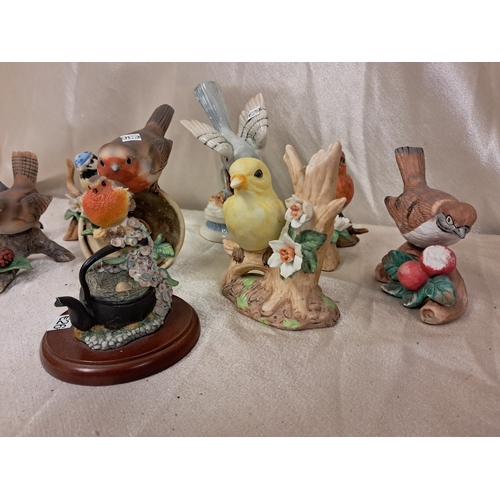 747 - Lot of Porcelain Bird Figures (Tallest 15cm)