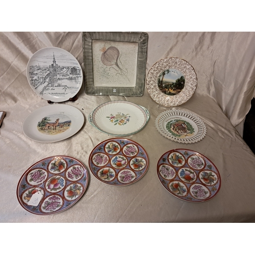 1234 - Italian Pottery Onion Plate and others