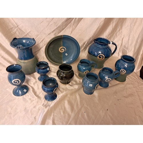 1238 - Good Lot of Jack O'Pasty Irish Pottery (11 Pieces)