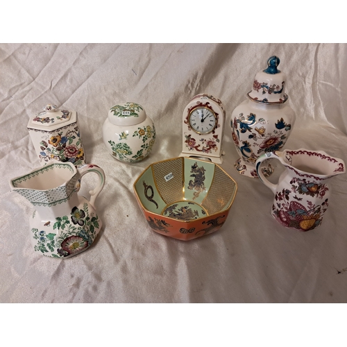 1269 - Good mixed lot of Masons Ironstone including a Sumatra Pattern Bowl