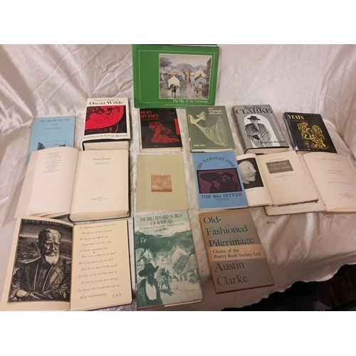 1373 - Lot of Irish interest Poetry Books - Yeats, O'Casey, Shaw, Clarke, Wilde and others