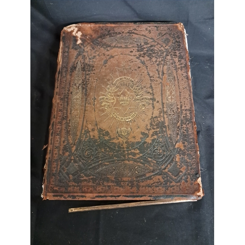 642 - The Buckley Family Bible - Mid Victorian (cover loose)