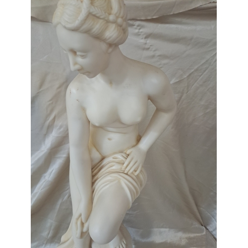 23 - Decorative Classical Statue of a Young Maiden (76cm Tall)