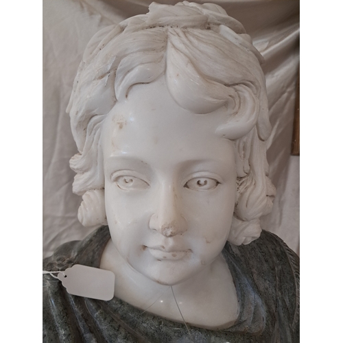 105 - 20th Century Marble Bust of 