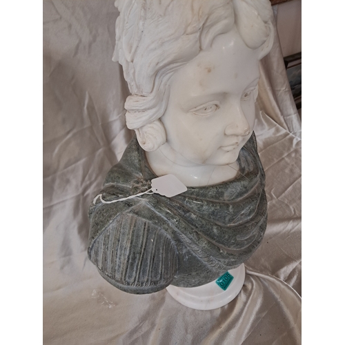 105 - 20th Century Marble Bust of 