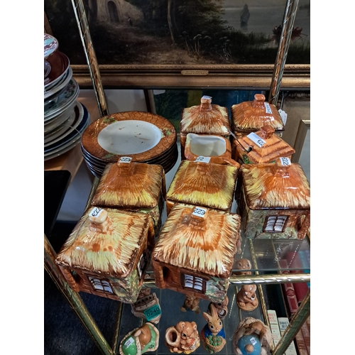 241 - Two Shelves of Cottage Ware Pottery