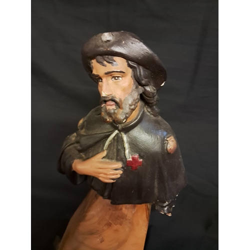 516 - St. James of the Camino Statue (34cm Tall)