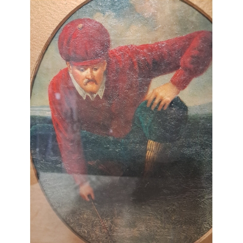 333 - Gilt Framed Golfing Print