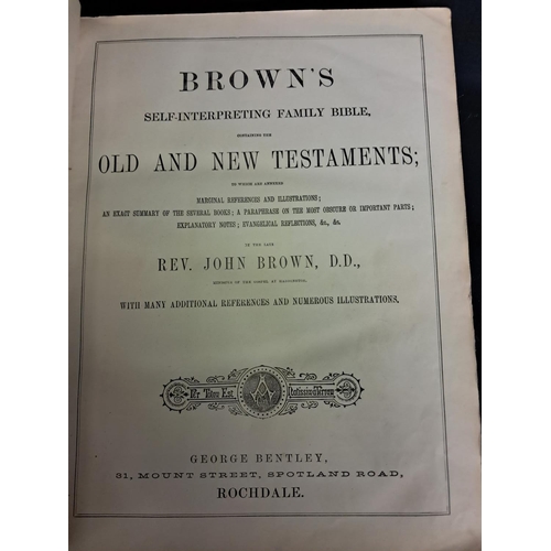 642 - The Buckley Family Bible - Mid Victorian (cover loose)