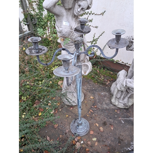 1036 - Tall Bronzed Candelabra 4 Branch (90cm Tall)