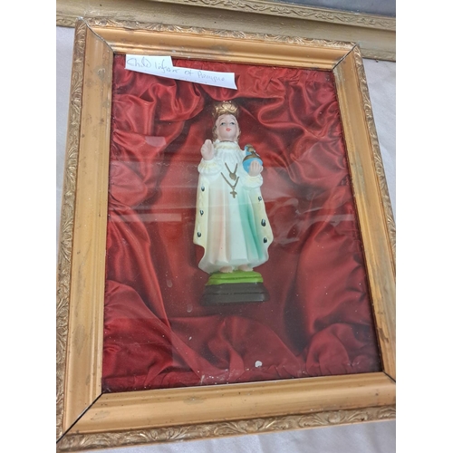 828 - The Guardian Angel Nursery Print and a Framed 