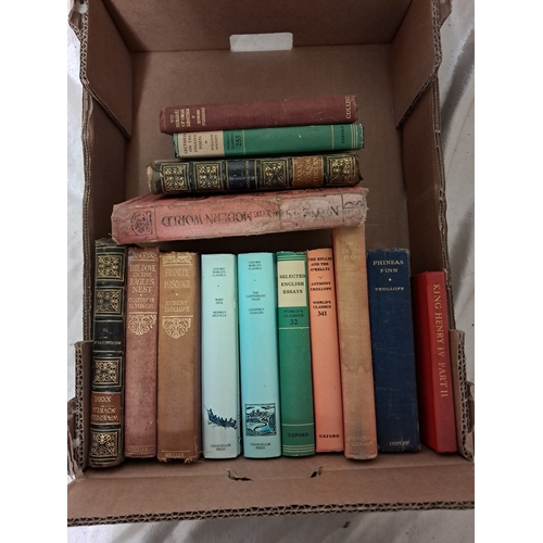 1380 - Box lot of old Novels etc