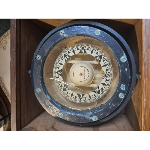 477 - Wilson & Co., Ships Compass in Original Case