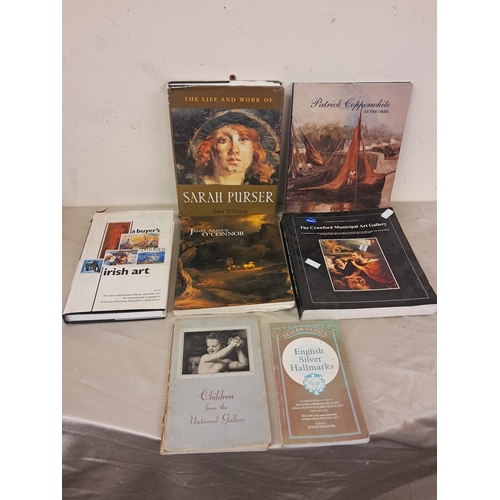 976 - Lot of Art Books and a Silver Hallmark Book