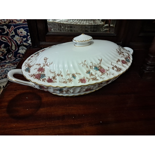 79 - Pair of Minton Bone China Vegetable Dishes, Burslem Vegetable Dish and Platter and a 3 Piece Gibsons... 