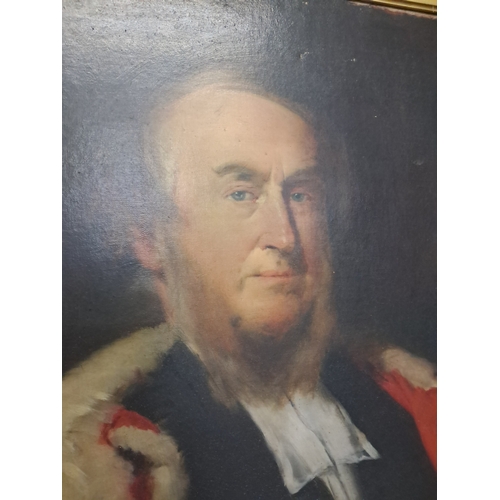 88 - 19th Century Portrait in good Gilt Frame - some losses and flaking (80cm x 90cm)